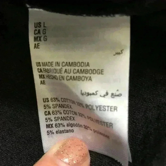 Men’s Crew neck Pull over black Sweater NWT Sz L - Picture 4 of 4